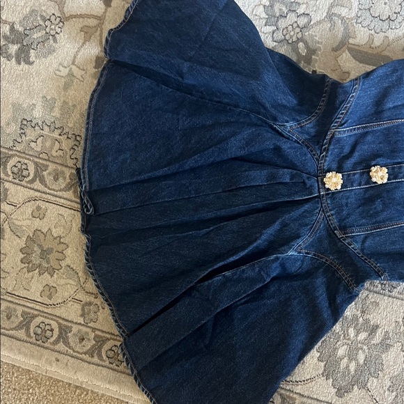 Self-Portrait Blue Denim Dress - Picture 8 of 9